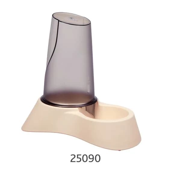 Trixie Dozownik wody i pokarmu, plastikowy, antypoślizgowa podstawa – 0,6 l, 21 × 15 × 12 cm
