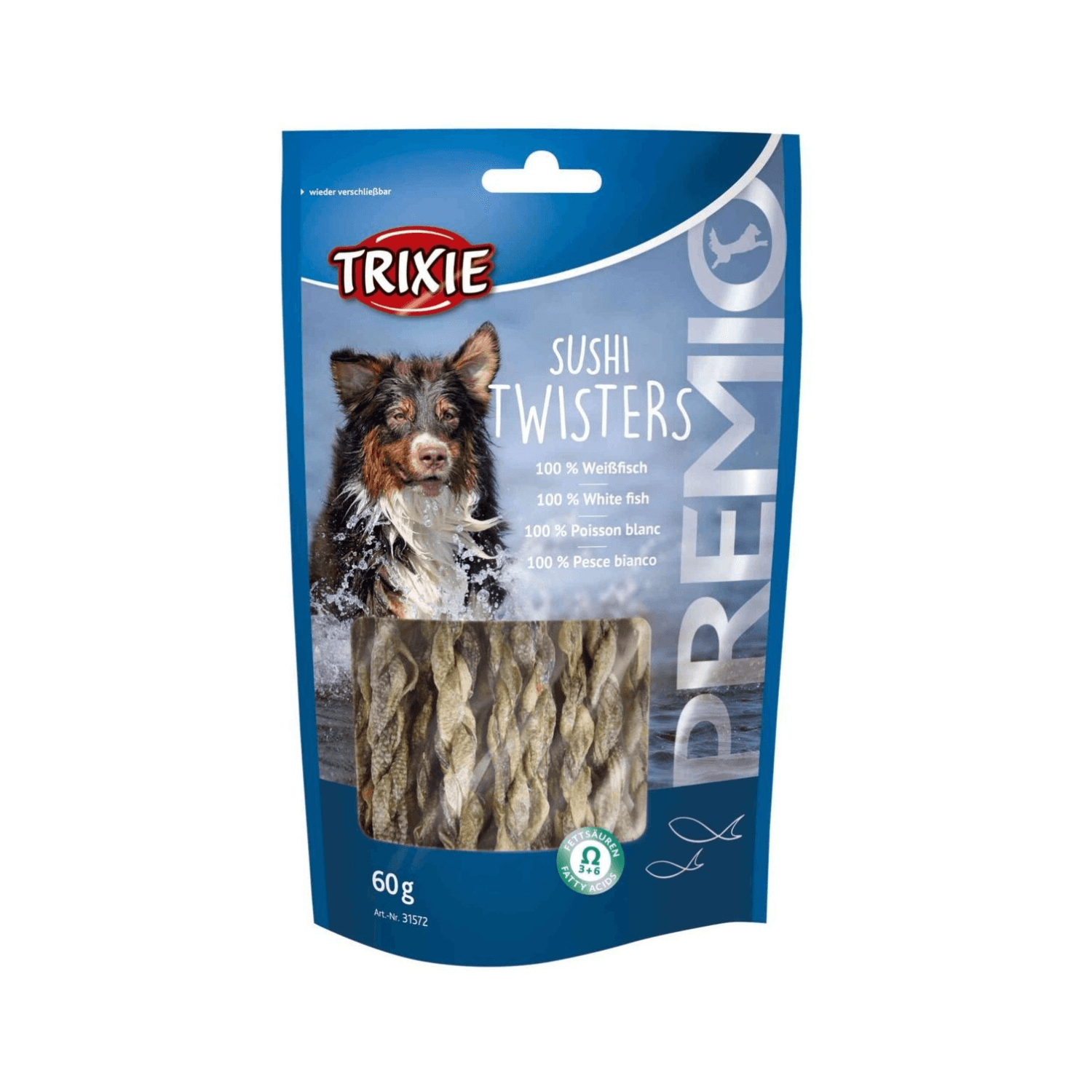 Trixie Premio Sushi Twisters przysmak dla psów z ryby light 60 g