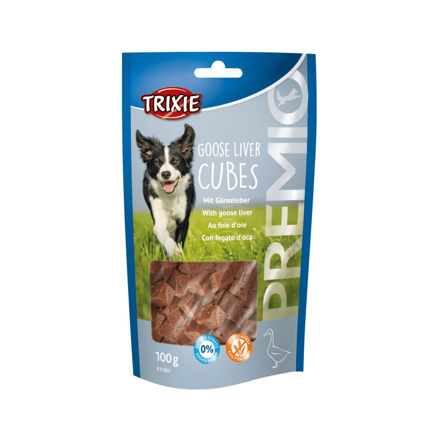 Trixie Premio przysmak dla psa z gęsiną i wątróbką 100 g