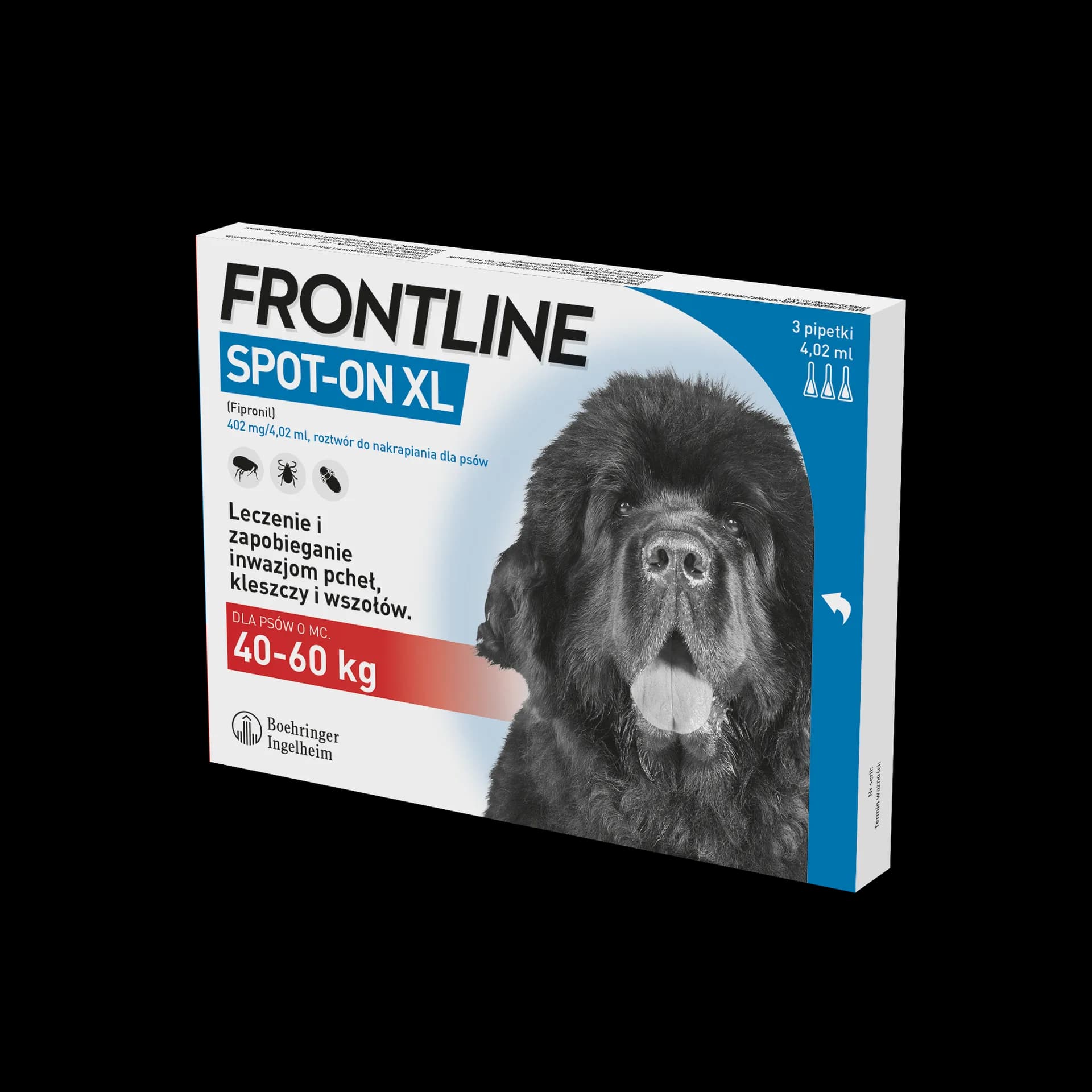 Frontline Spot-On roztwór do nakrapiania dla psów o różnej wadze 3 pipety – S