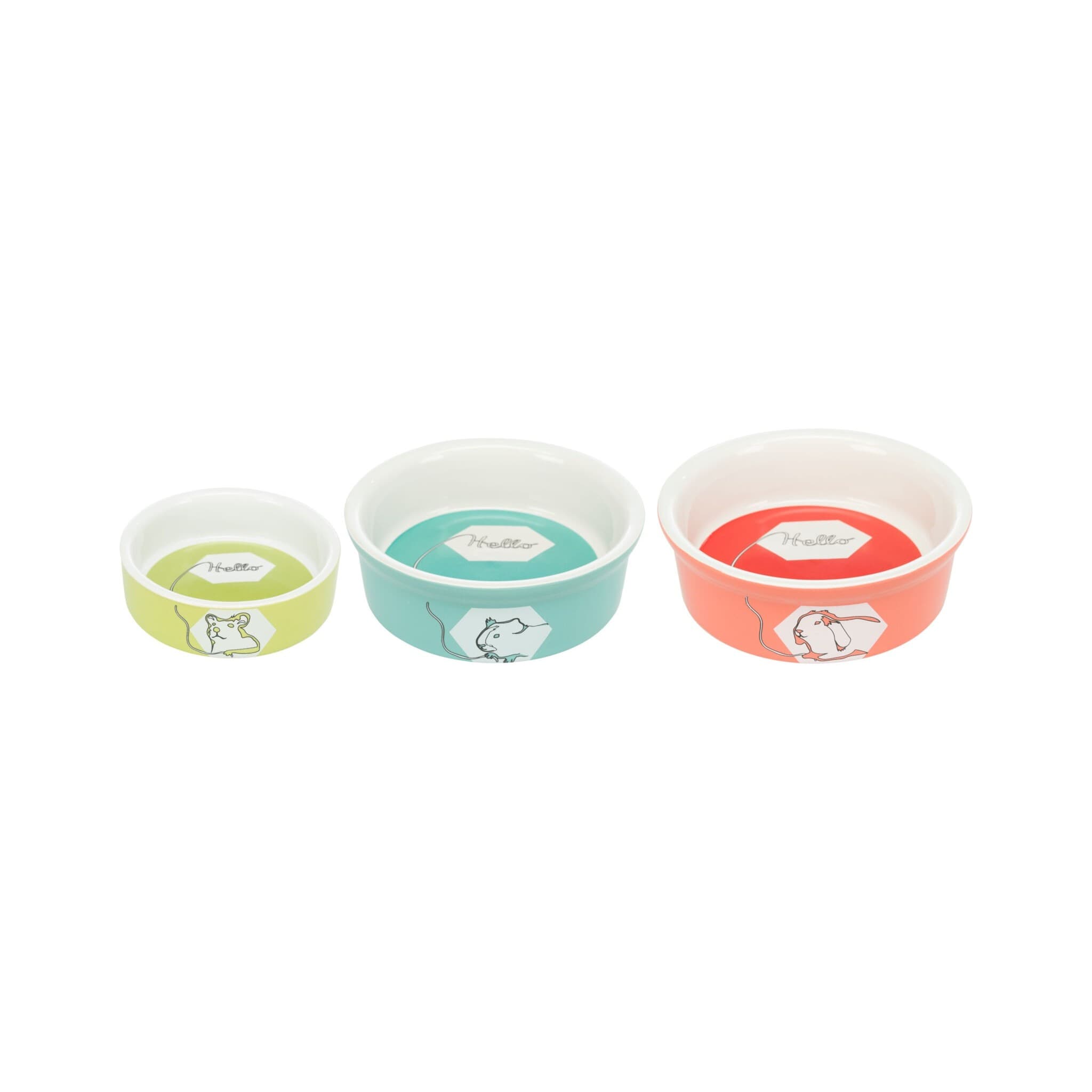Trixie miska dla królika ceramiczna/z nadrukiem ø 11 cm 240 ml