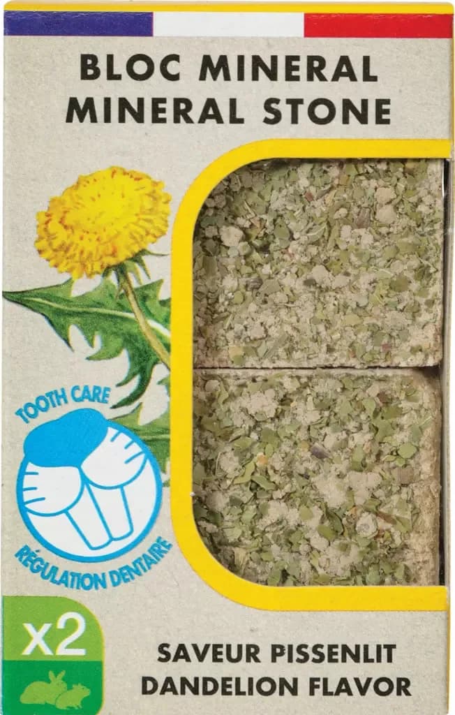 Zolux Kostki mineralne dla gryzonia Eden z mniszkiem lekarskim 2 szt. x 100 g