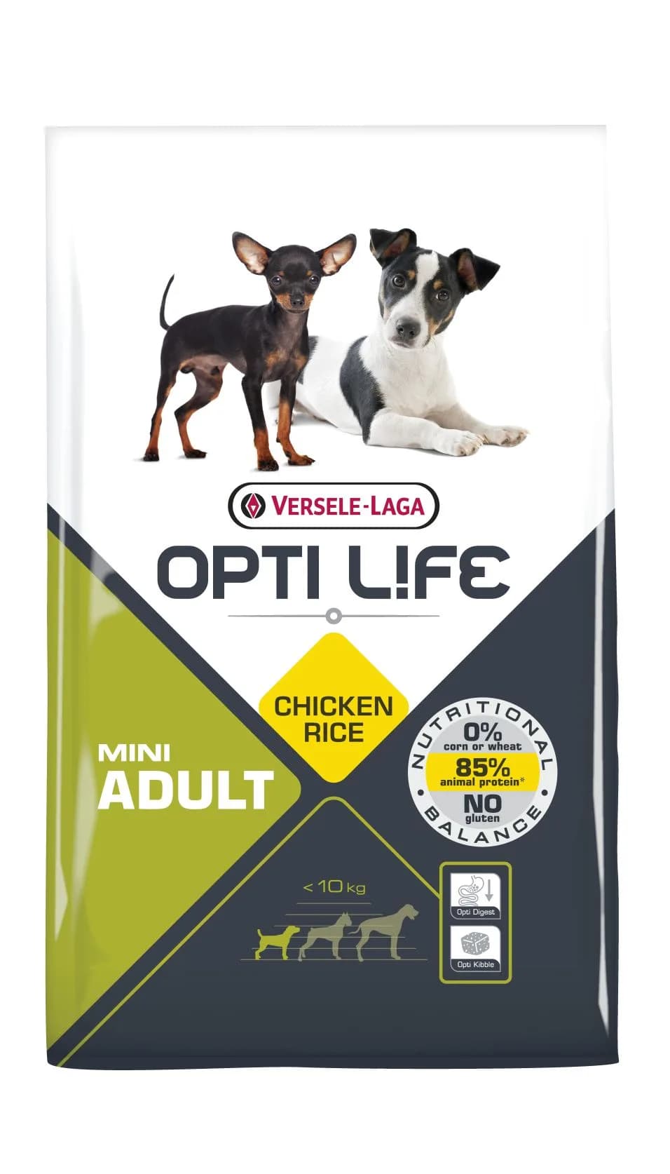 Versele-Laga Opti Life Adult Mini drobiowa karma dla dorosłych psów ras małych i miniaturowych – 2,5 kg