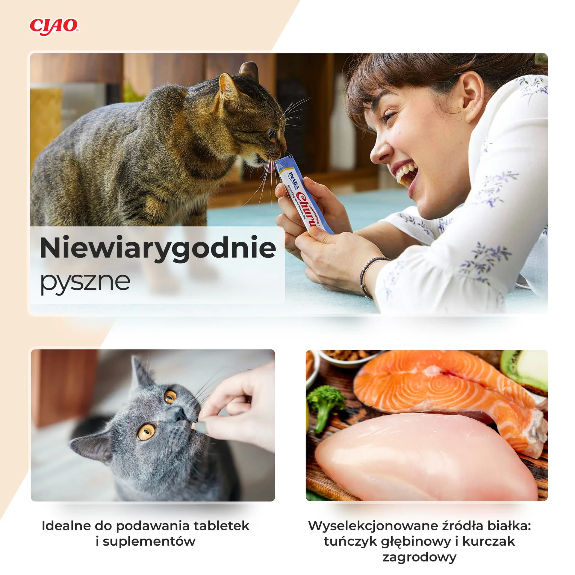 INABA Cat Churu Varieties przysmak dla kotów Tuna 20 × 14 g 280 g