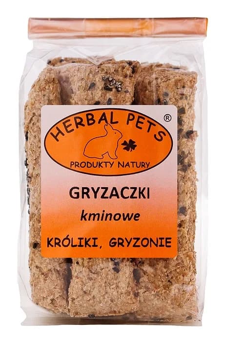 Herbal Pets Gryzaczki kminowe karma dla gryzoni 160 g