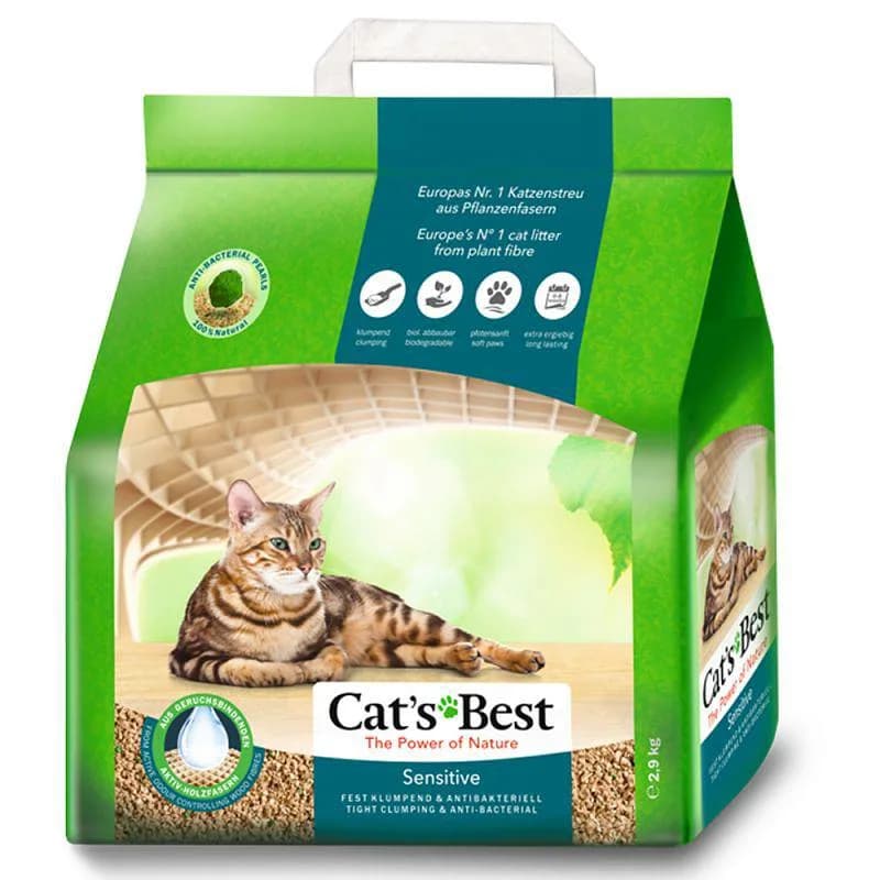 Cat's Best Żwirek Sensitive z blokerami zapachów – 8 l