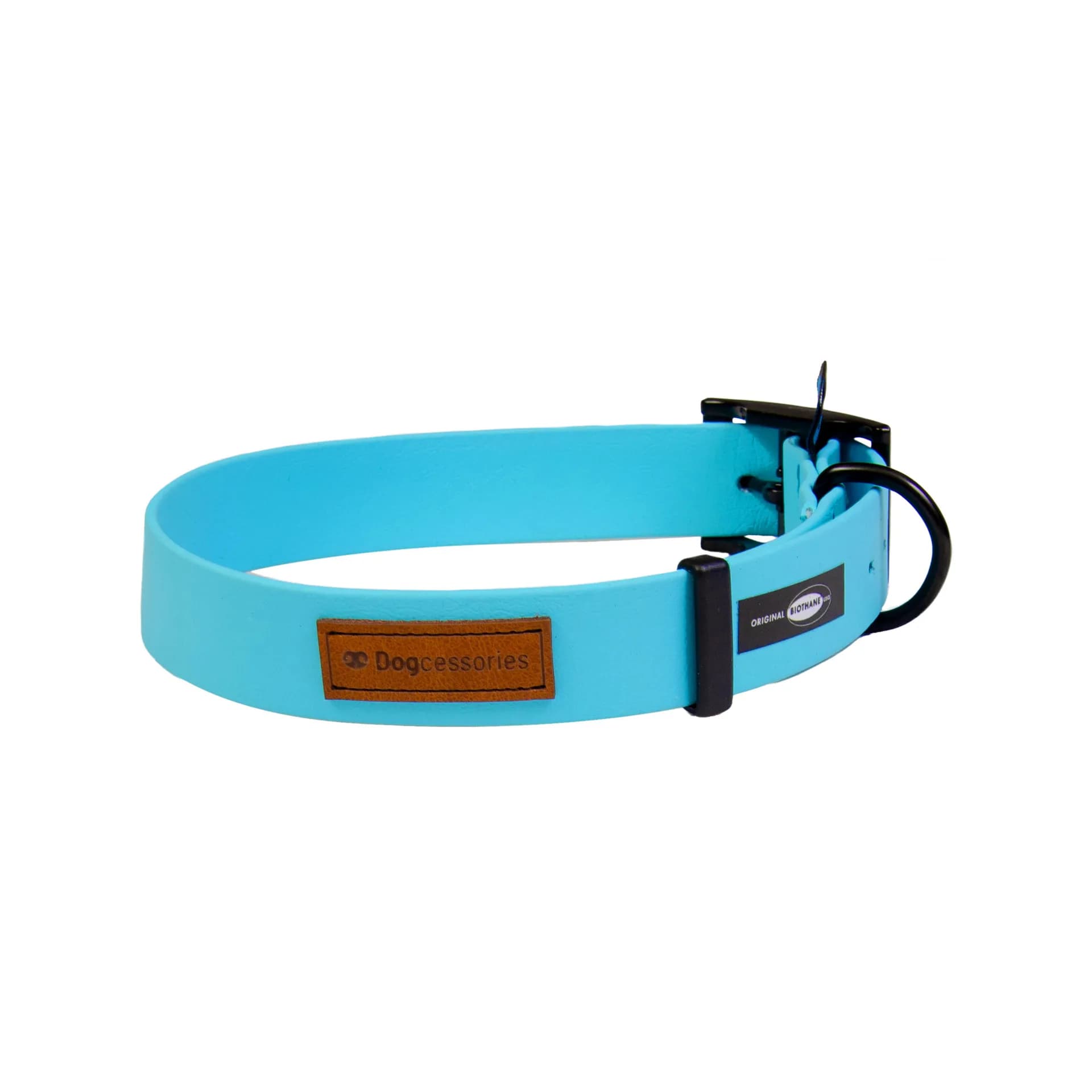 Dogcessories Biothane obroża – błękitny, XS