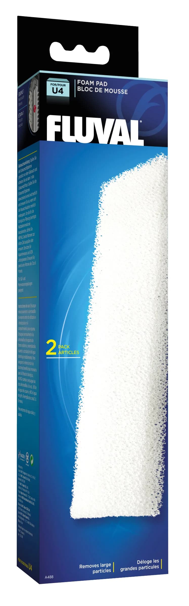 Fluval Bio Foam Pad wkład gąbkowy do filtrów U2 U3 i U4 2 szt. – Fluval U4
