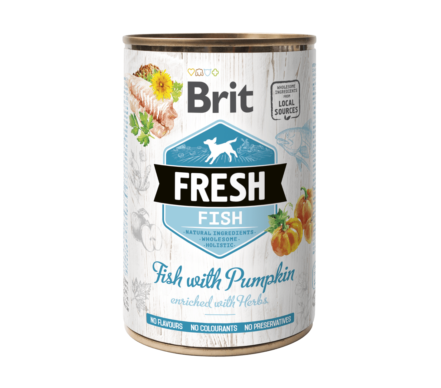Brit mokra karma Fresh ryba z dynią dla psa 400 g