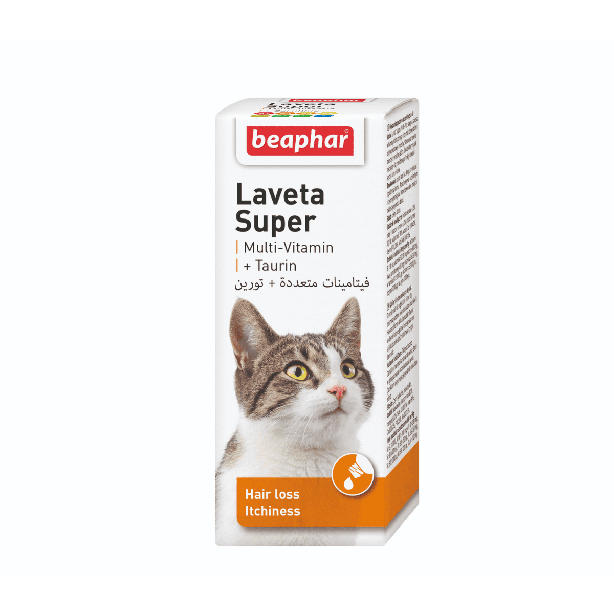 Beaphar Laveta Super Cat preparat przeciw nadmiernemu wypadaniu sierści u kota 50 ml