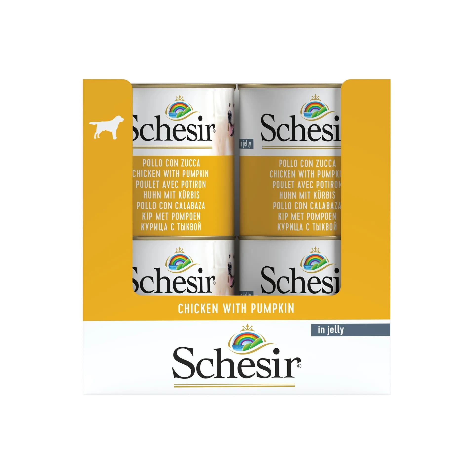 Schesir Complements karma mokra dla psa kurczak z dynią w galarecie 285 g