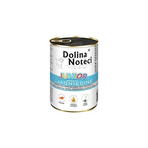 Dolina Noteci Premium Junior bogata w jagnięcinę dla szczeniąt 400 g