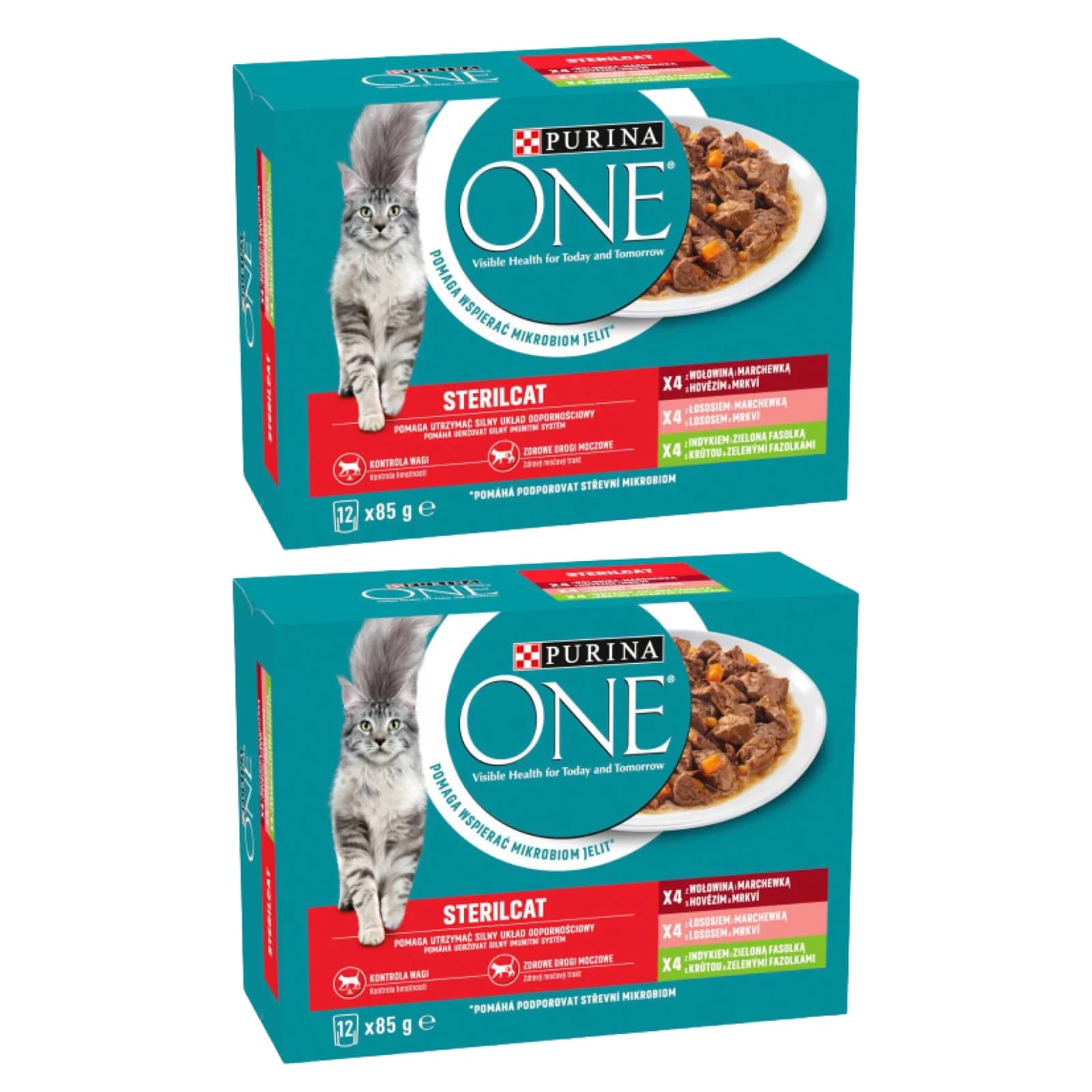 Purina ONE Sterilcat mokra karma 12 × 85 g