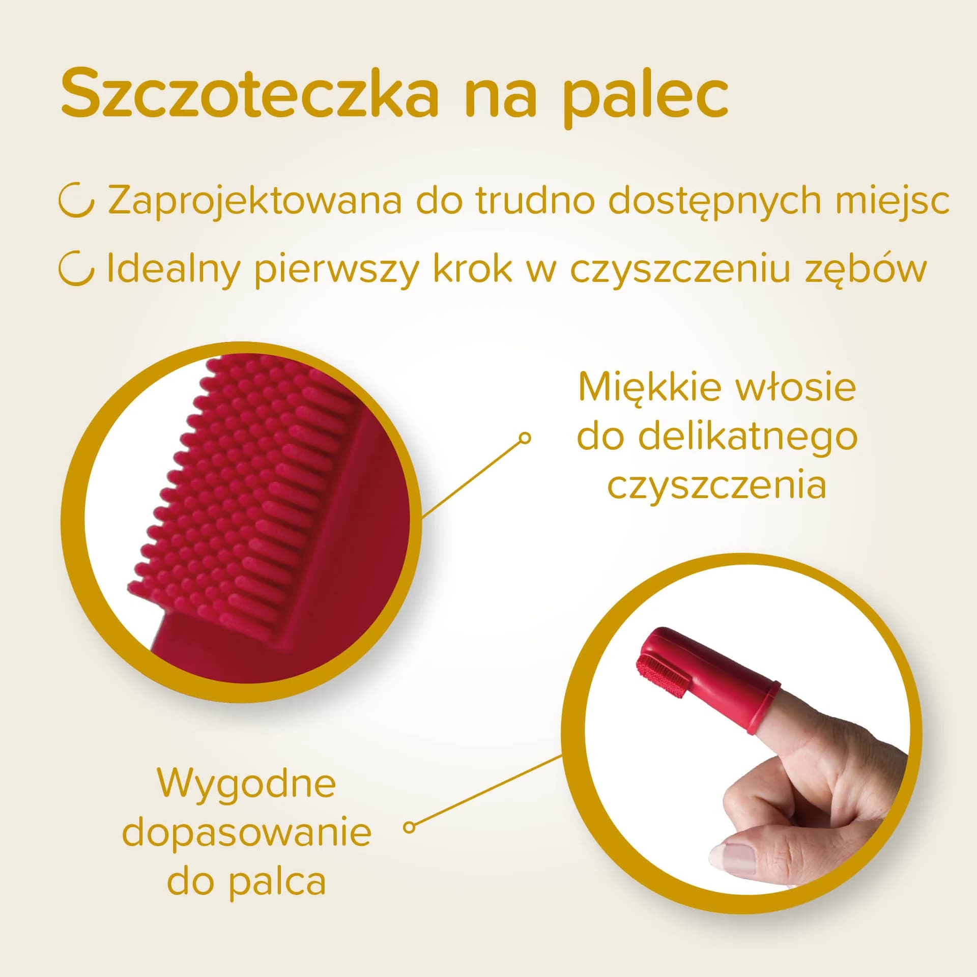 Beaphar Puppy Dental Kit zestaw szczoteczki dla szczeniąt i naparstkowa + pasta do zębów