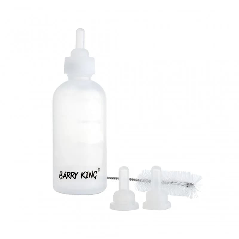 Barry King Butelka do karmienia dla psa i kota 3 smoczki + szczoteczka 60 ml