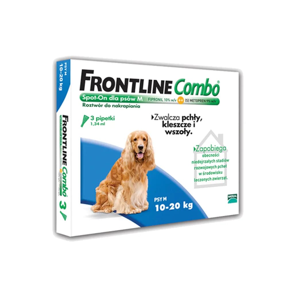 Frontline Combo Spot-On roztwór do nakrapiania dla psów o różnej wadze – S