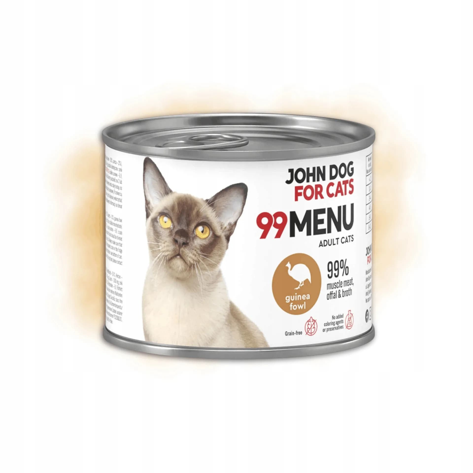 John Dog for Cats 99 Menu karma mokra z kurczakiem i perliczką dla dorosłych kotów