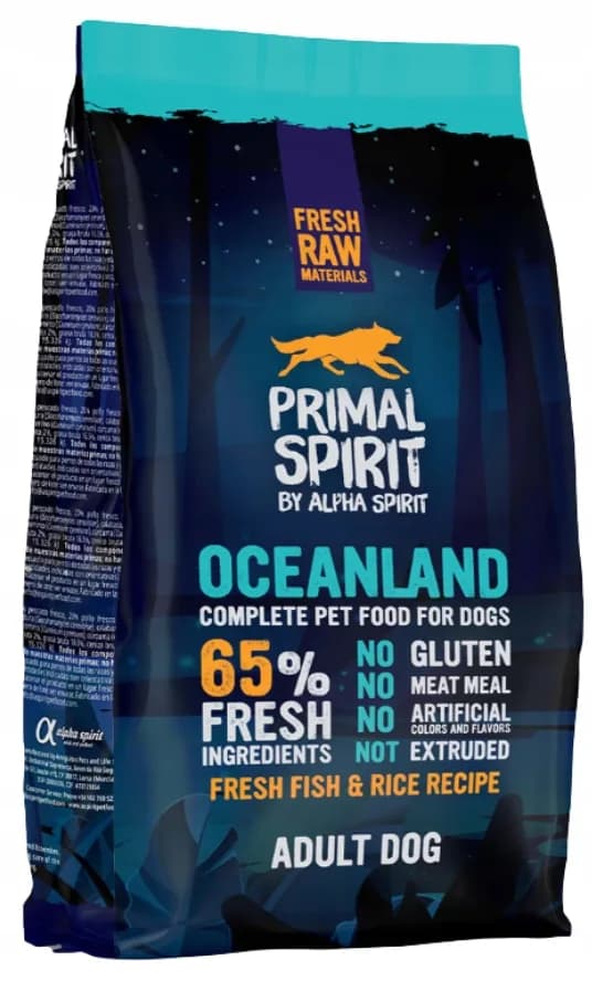 Karma sucha dla psa Primal Spirit 65% Oceanland 1 kg