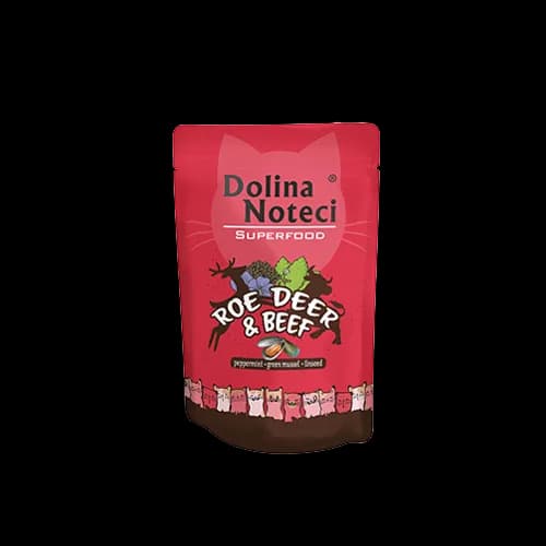 Dolina Noteci Superfood karma mokra dla dorosłych kotów Sarna i wołowina 85 g