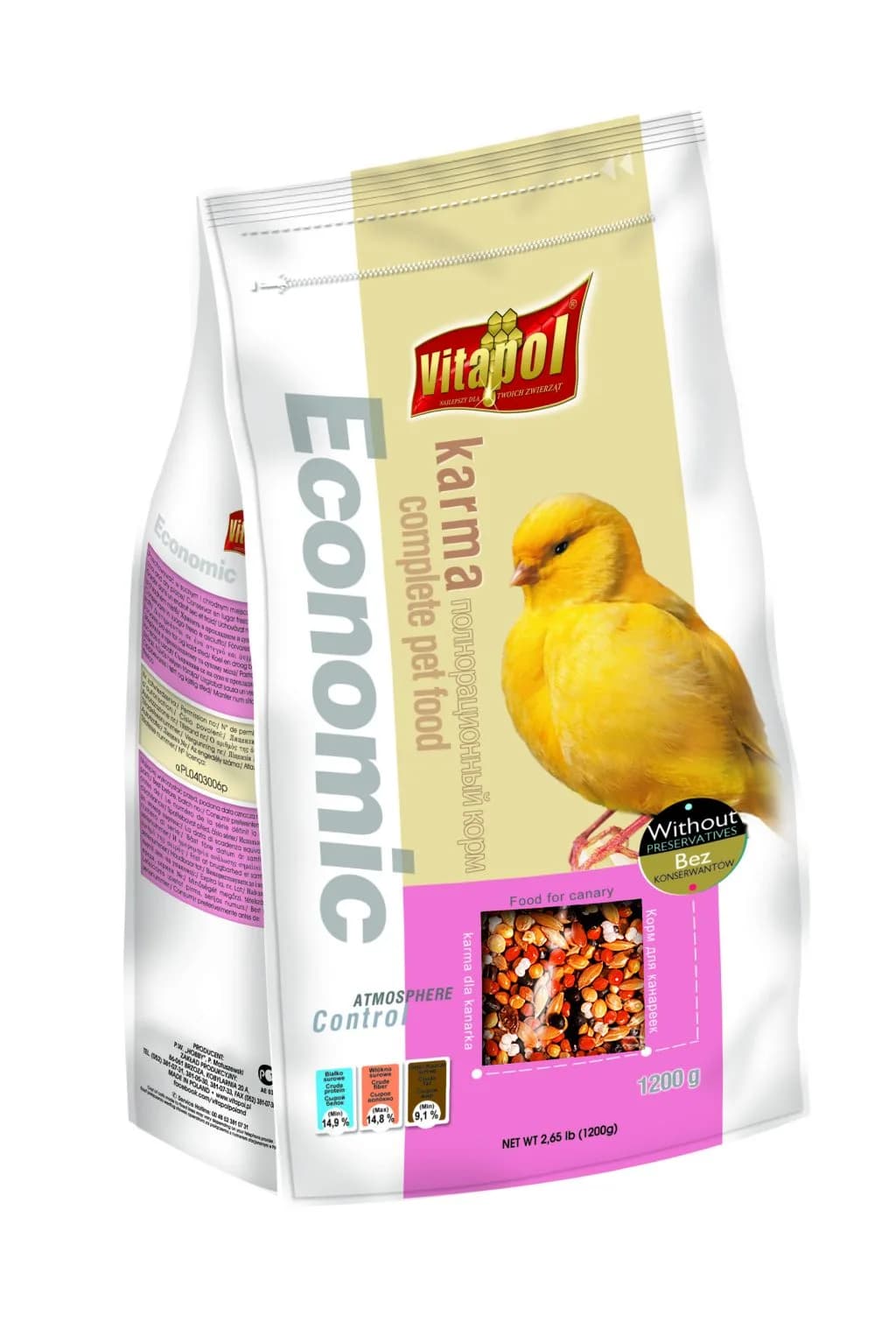 Vitapol Karma Economic dla kanarka 1,2 kg