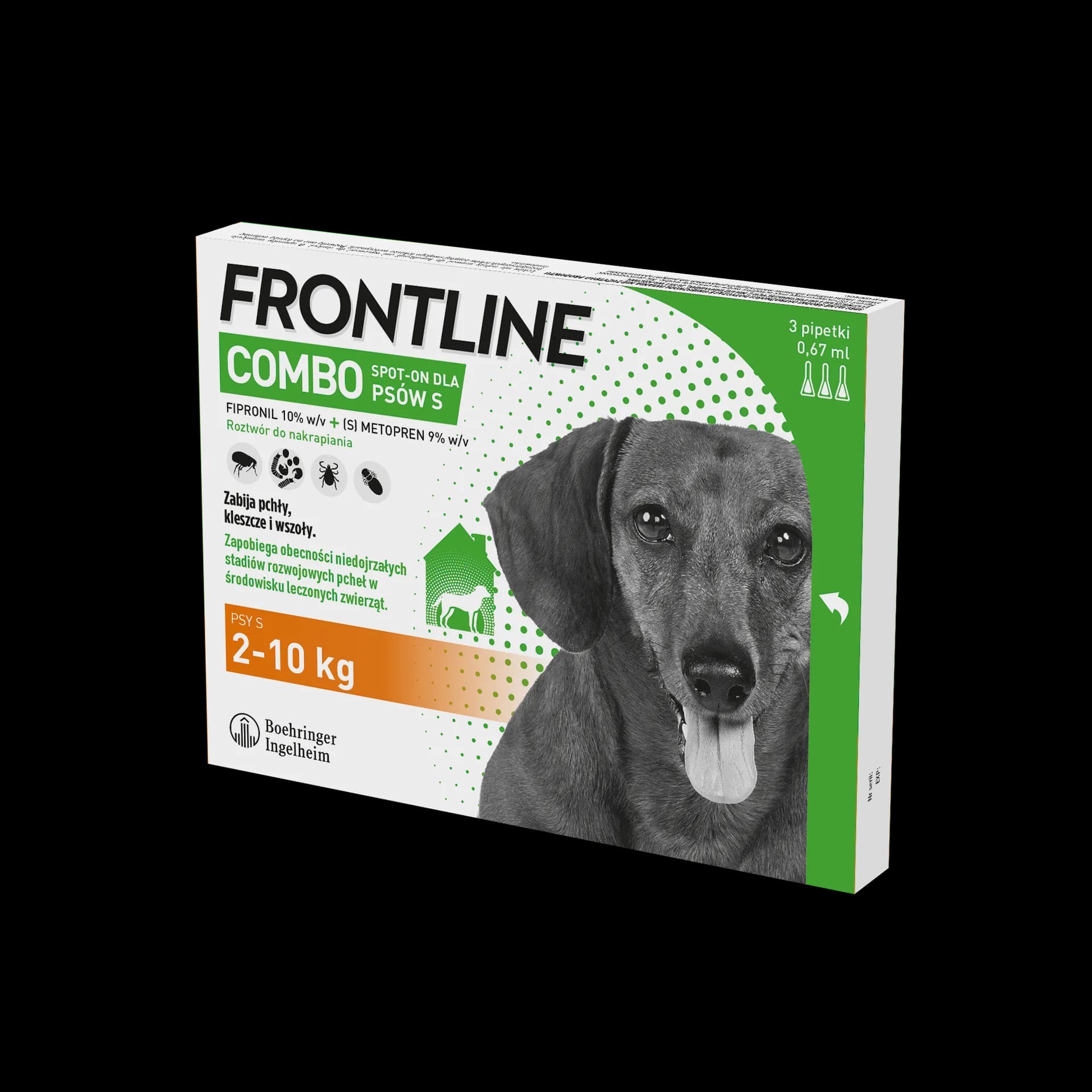 Frontline Combo Spot-On roztwór do nakrapiania dla psów o różnej wadze
