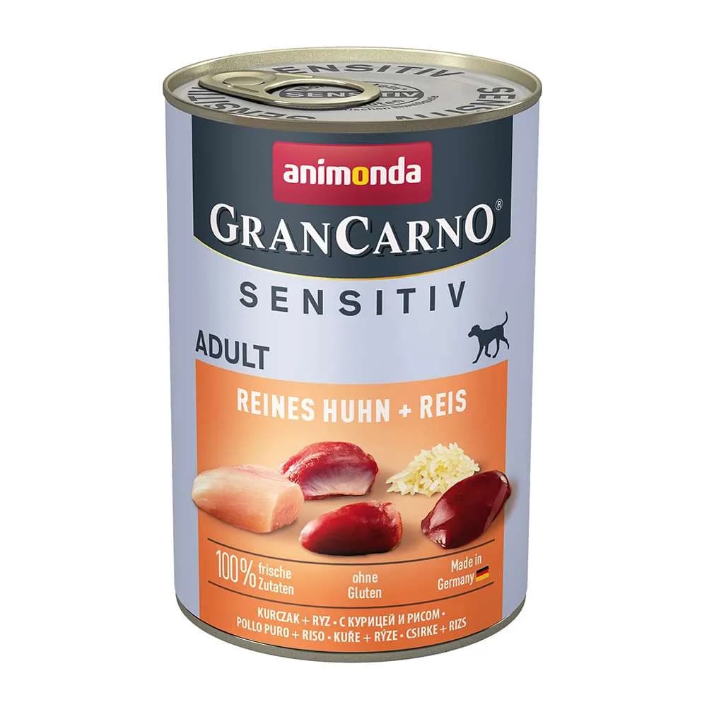 Animonda Grancarno Sensitiv puszka kurczak z ryżem 400 g