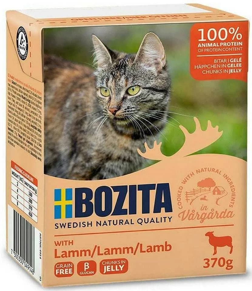 Bozita Jagnięcina w galaretce mokra karma dla kotów 370 g