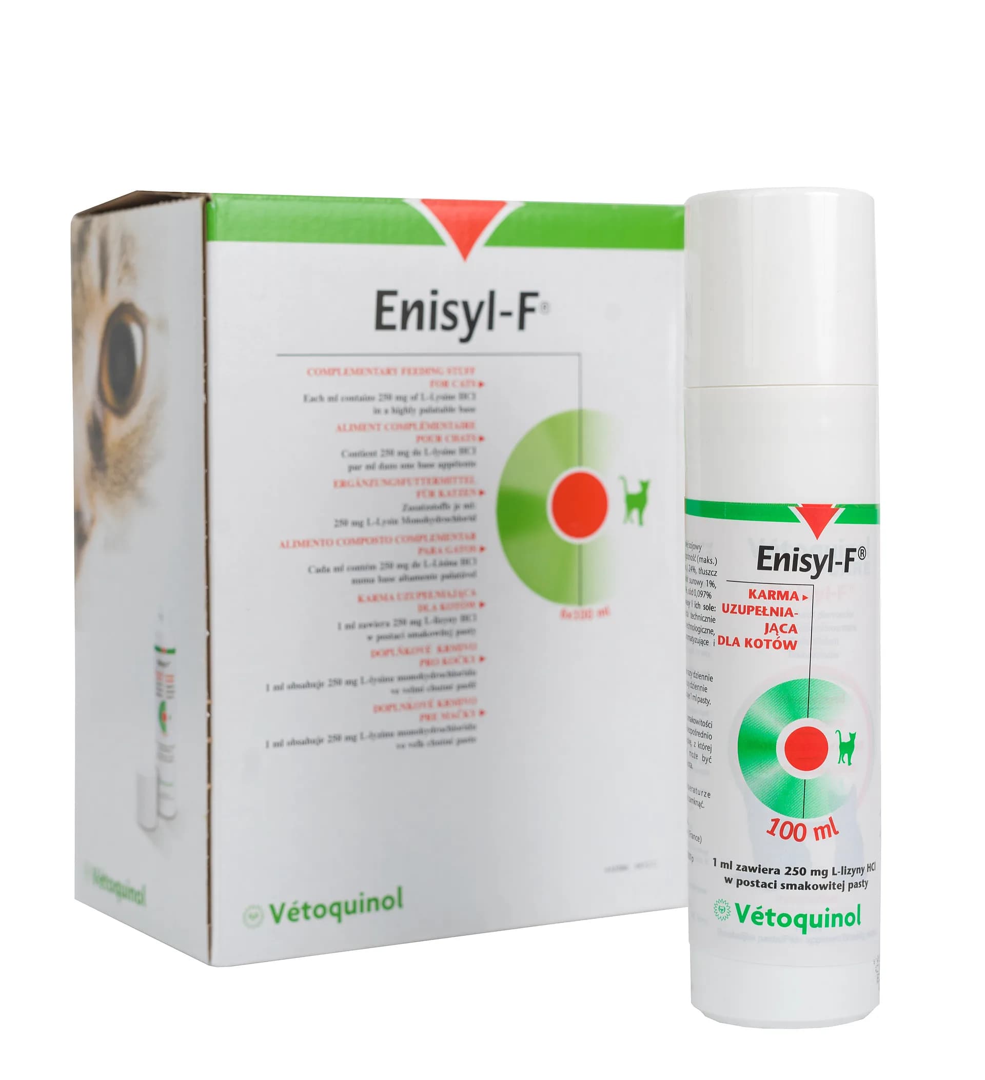 Vetoquinol Enisyl-F pasta uzupełniająca dla kotów odporność 100 ml