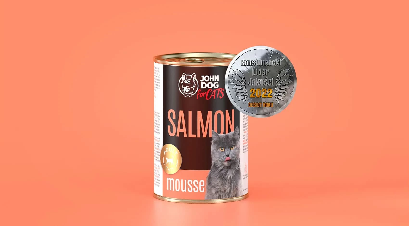 JD for CATS ADULT KARMA ŁOSOŚ MUS puszka 400g