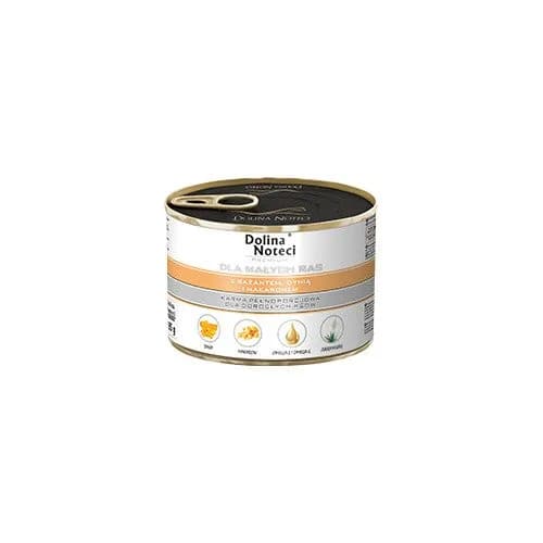 Dolina Noteci Premium małe Rasy z Bażantem, Dynią i Makaronem dla psa 185 g