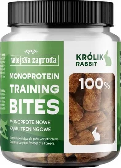 Wiejska Zagroda przysmak treningowy dla psa królik monoproteinowy 150 g