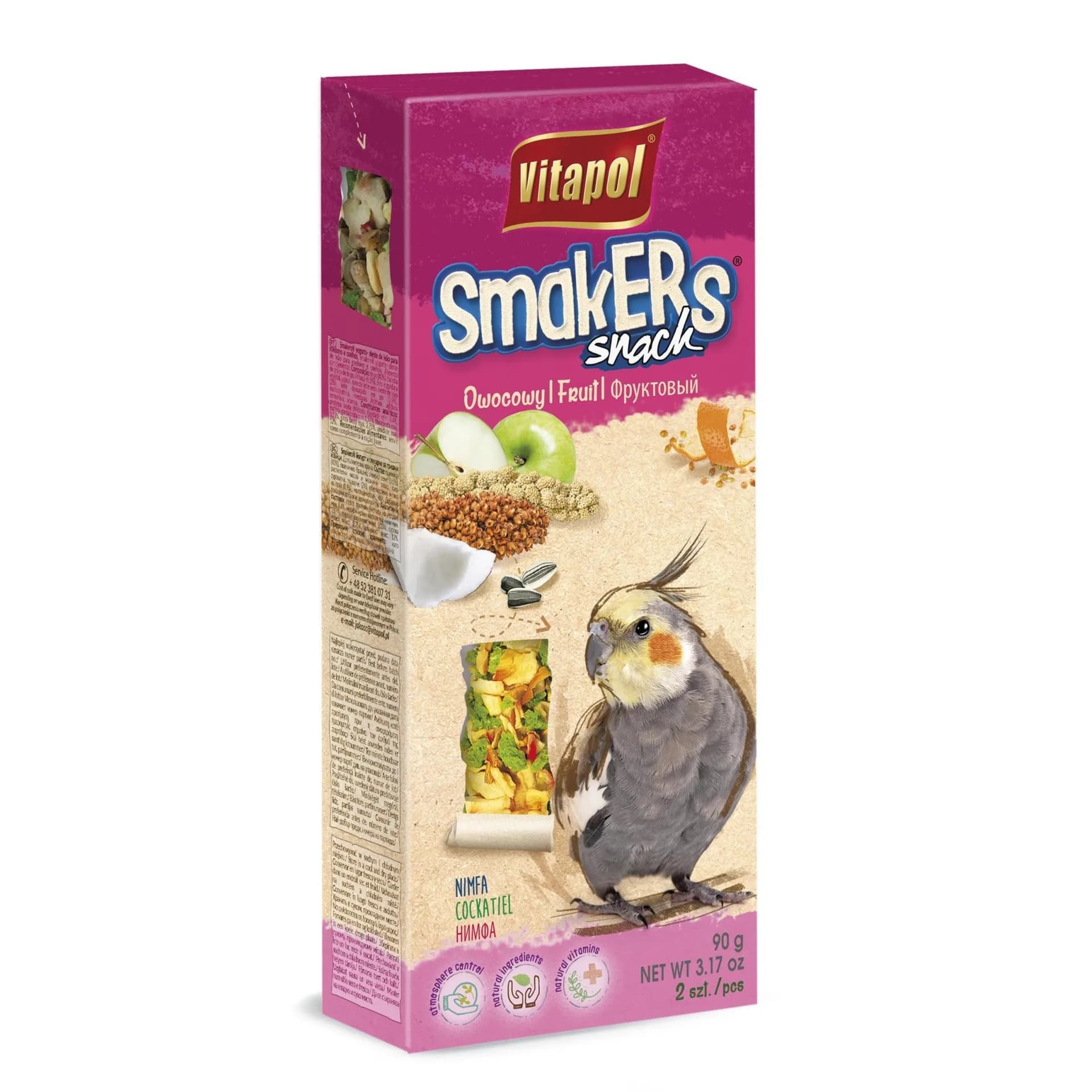 Vitapol Smakers przysmak dla nimfy owocowy