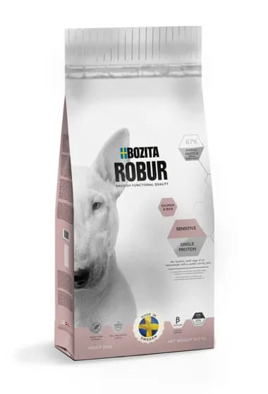 Bozita Robur Sensitive Single Protein Salmon & Rice – 3 kg