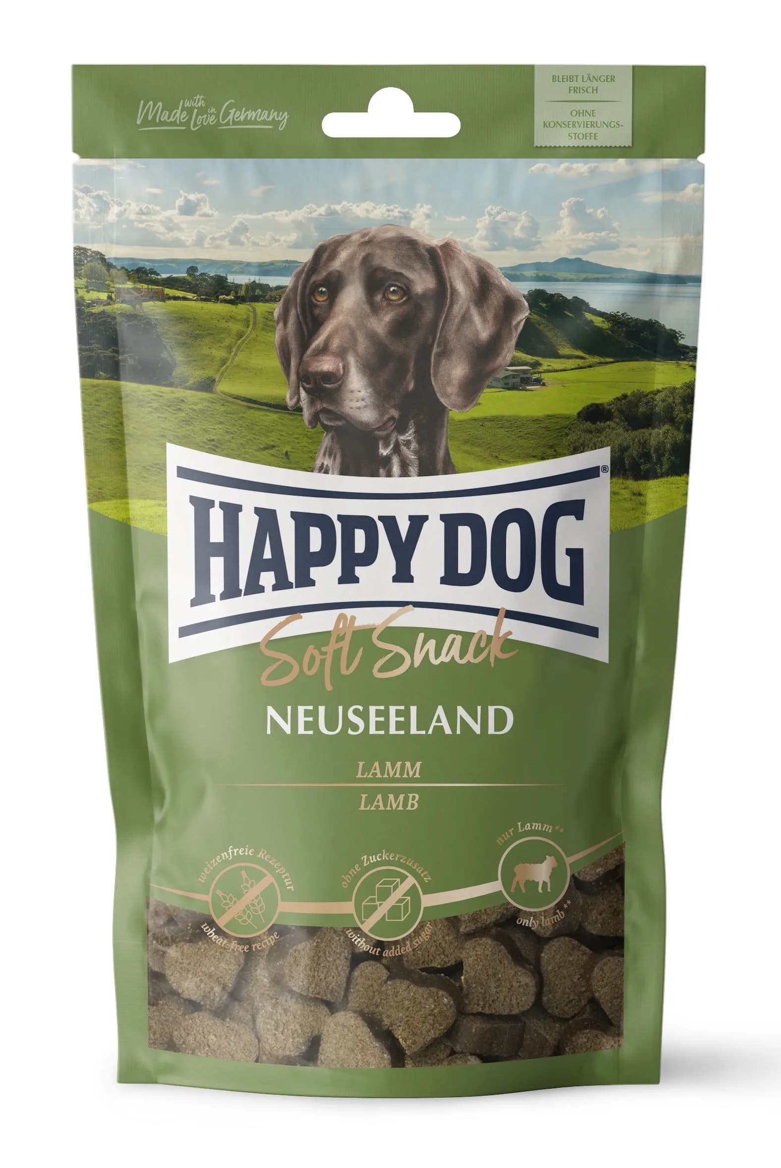 Happy Dog Soft Snack Nowa Zelandia przysmak dla psów dorosłych jagnięcina do 10 kg 100 g
