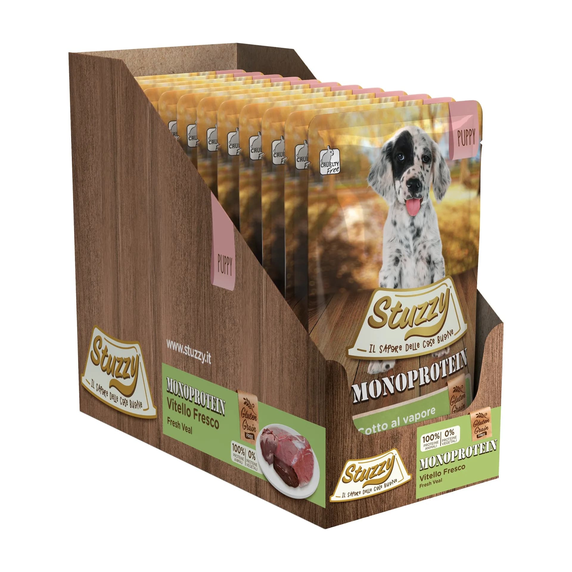 Stuzzy Monoprotein karma mokra dla szczeniąt cielęcina pasztet 150 g