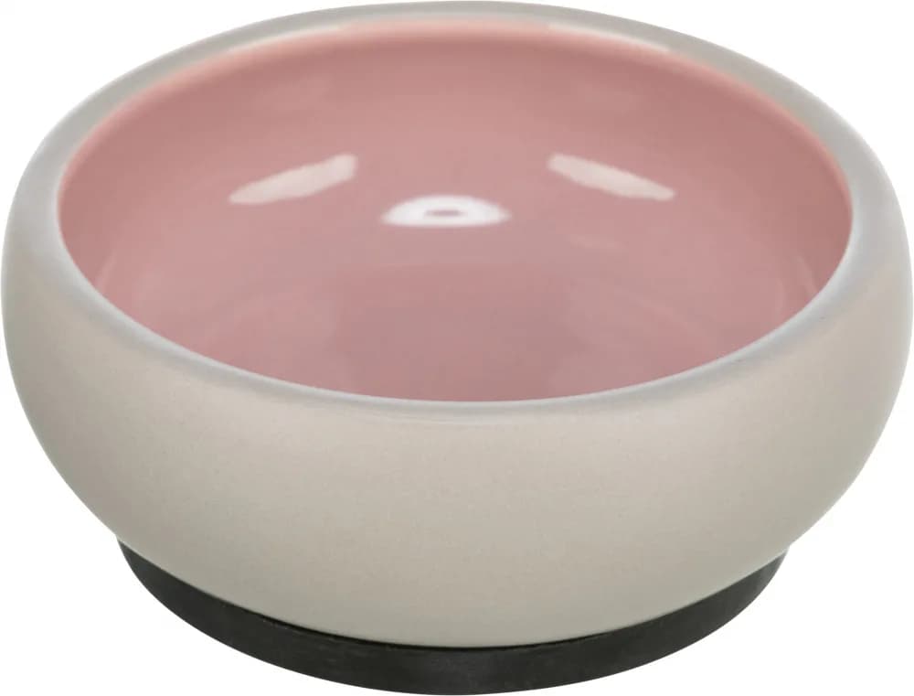 Trixie Miska dla kota ceramiczna /o z gumową podstawą – 1 l, ø 17 cm