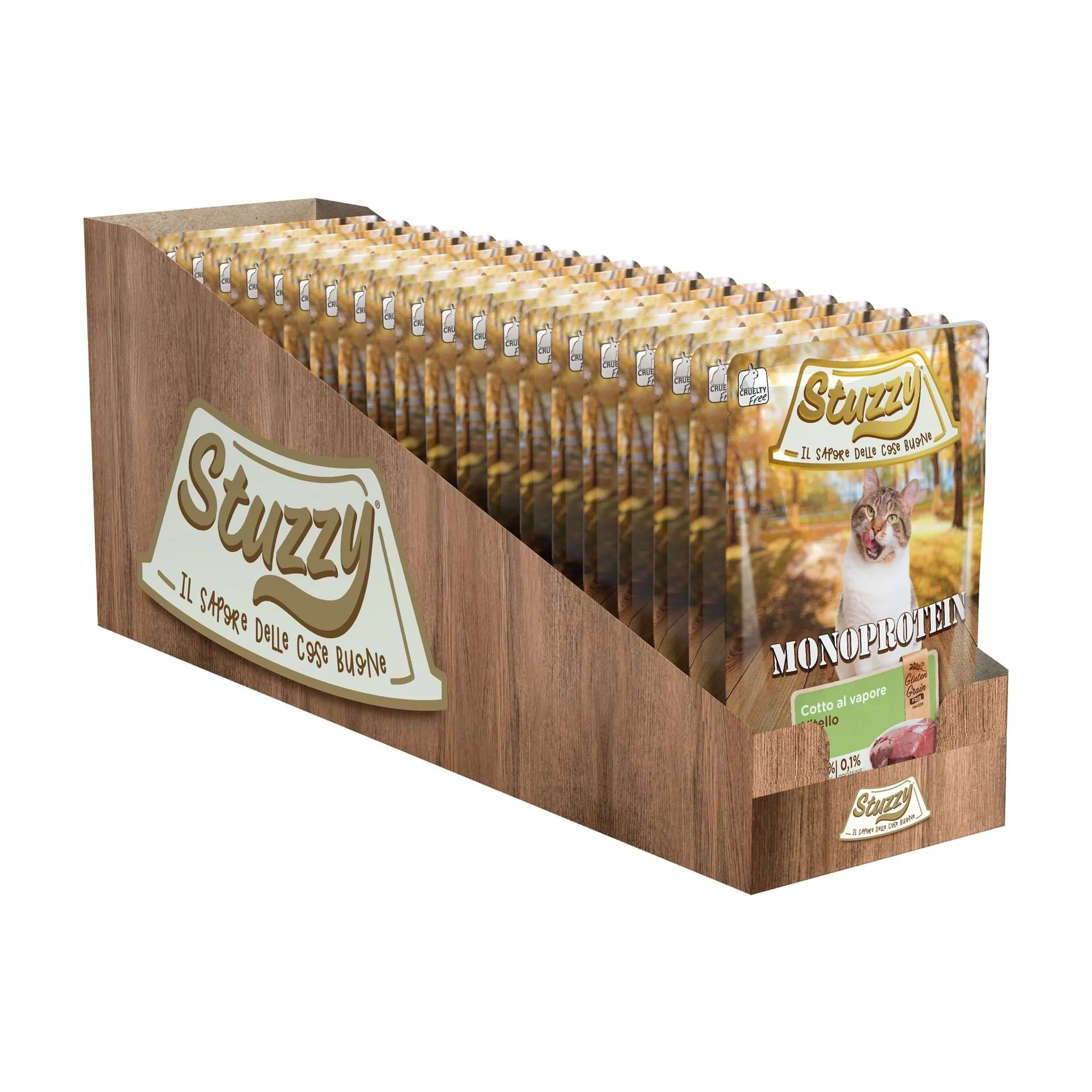 Stuzzy Monoprotein karma mokra dla dorosłych kotów świeża cielęcina 85 g
