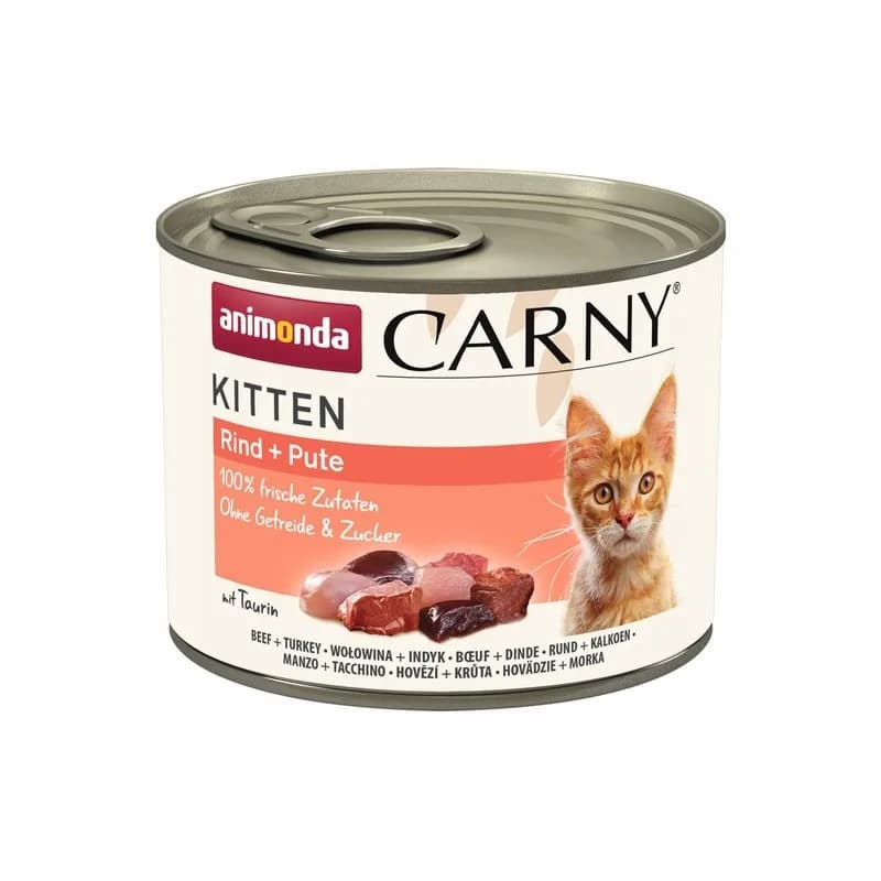 Animonda Carny Kitten Wołowina indyk puszka dla kota