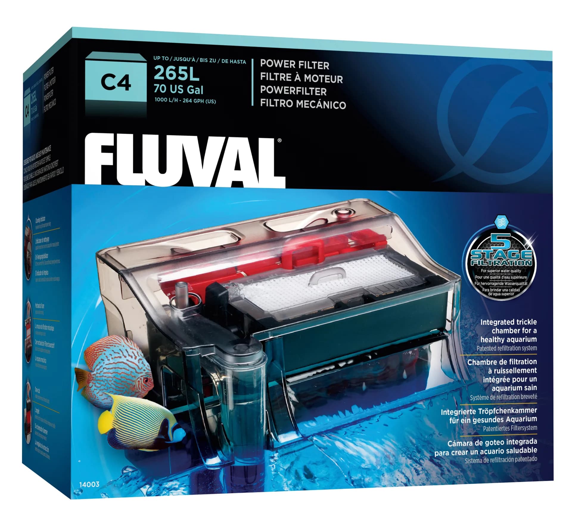 Fluval C Series filtr kaskadowy do akwarium C3 i C4 – do 265 l