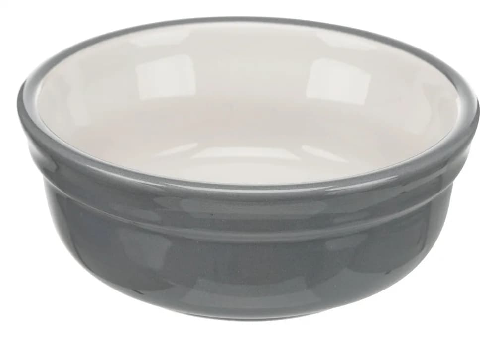 Trixie Zestaw dwóch misek ceramicznych na metalowym stojaku dla psa – 0,25 l