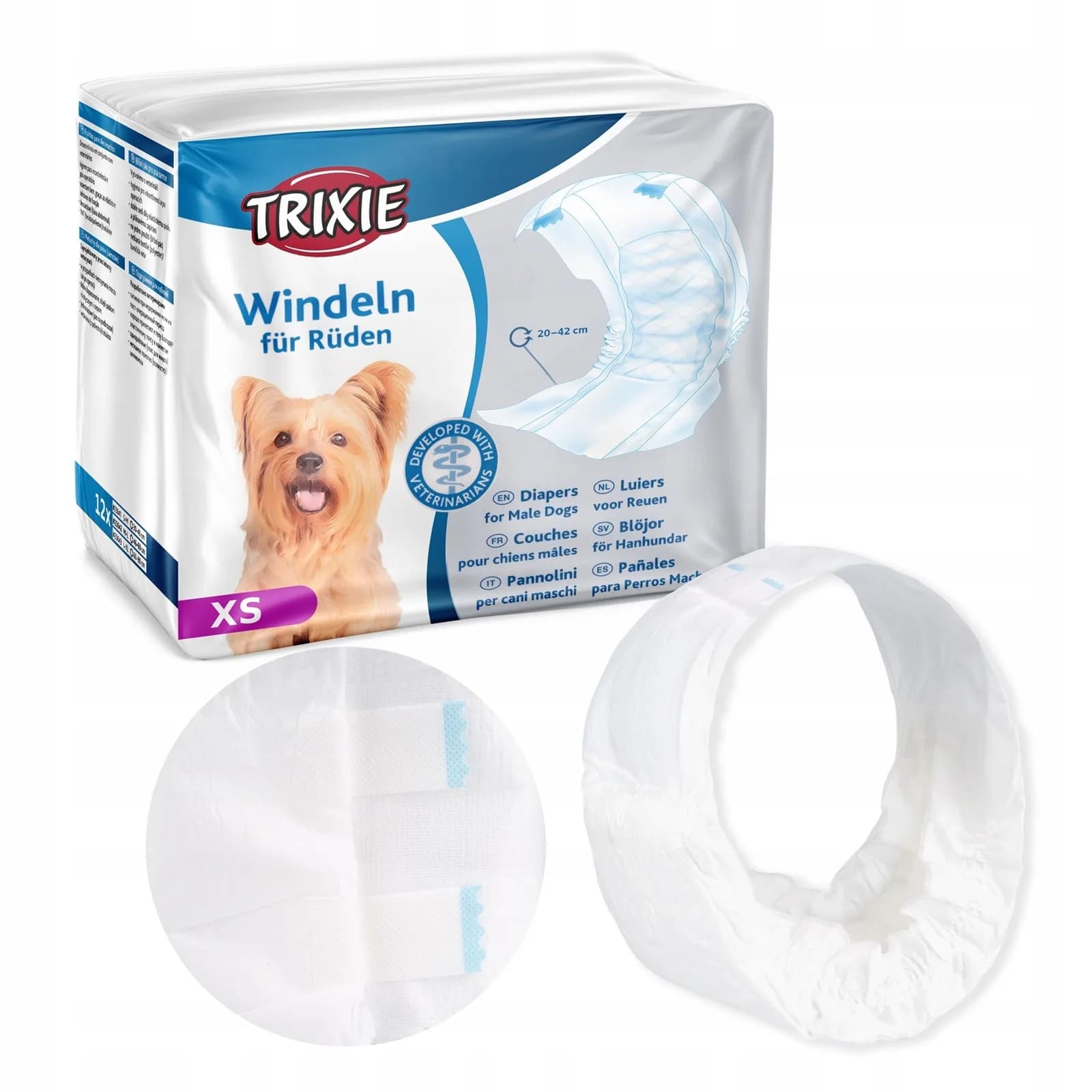 Trixie Pieluchy dla dorosłego psa 12 szt. – XS