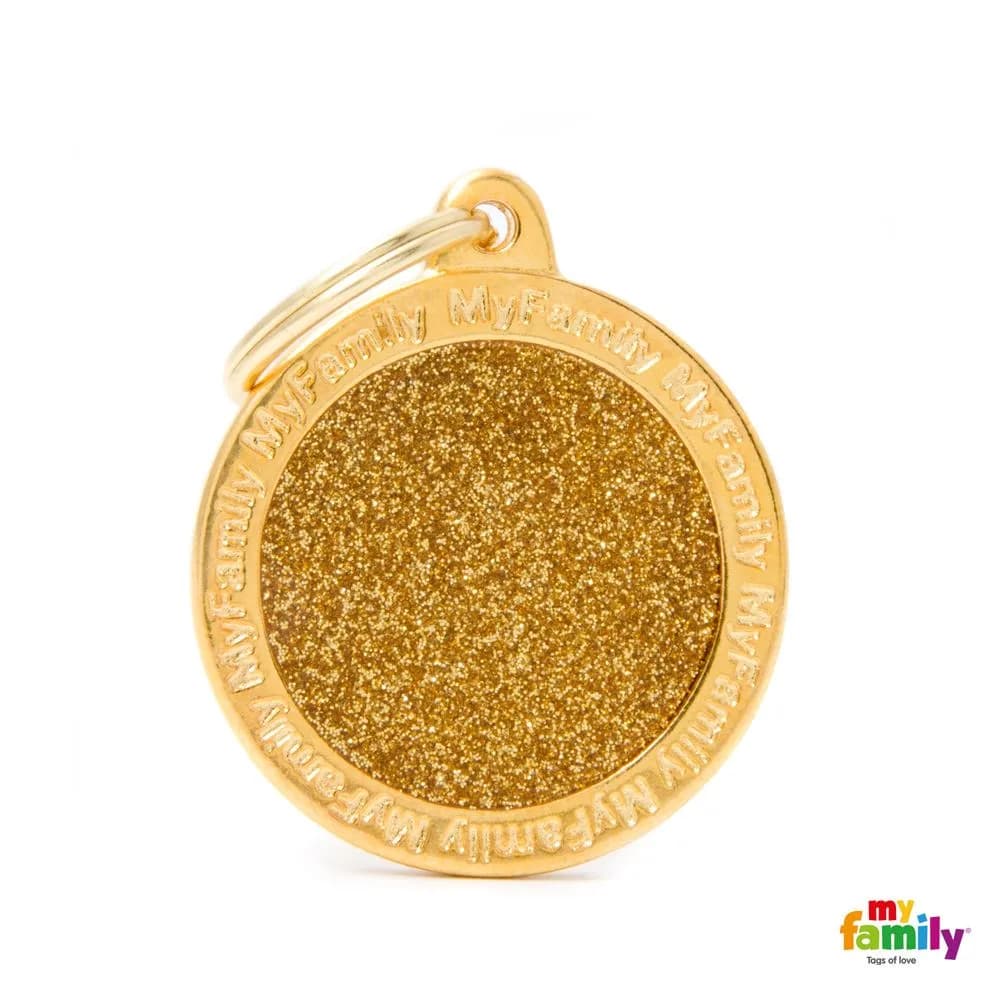 My Family adresówka Shine Gold Kółko S