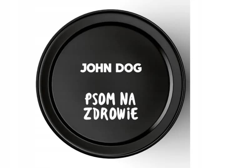 John Dog Pokrywka na puszkę czarny 9,9 cm