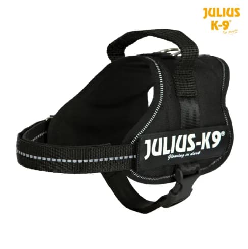Julius K-9 Szelki Mini-Mini/Mini dla młodych psów Czarny/Mini-Mini S