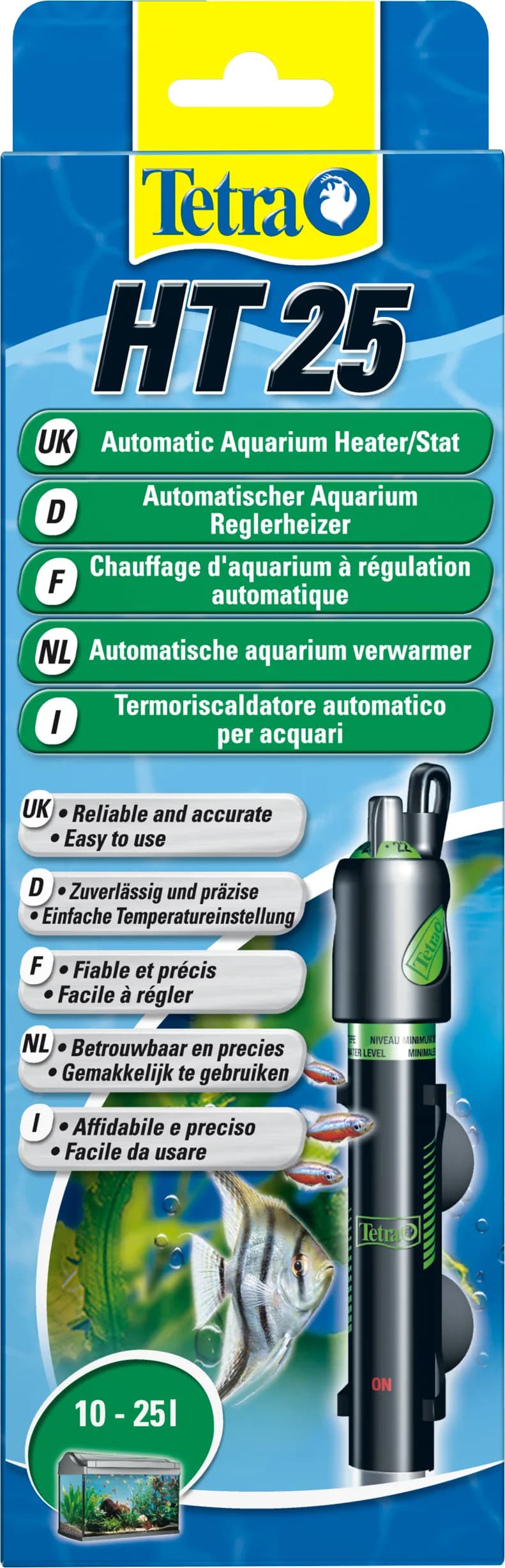 Tetra HT Aquarium Heater HT grzałka do akwarium 25 W