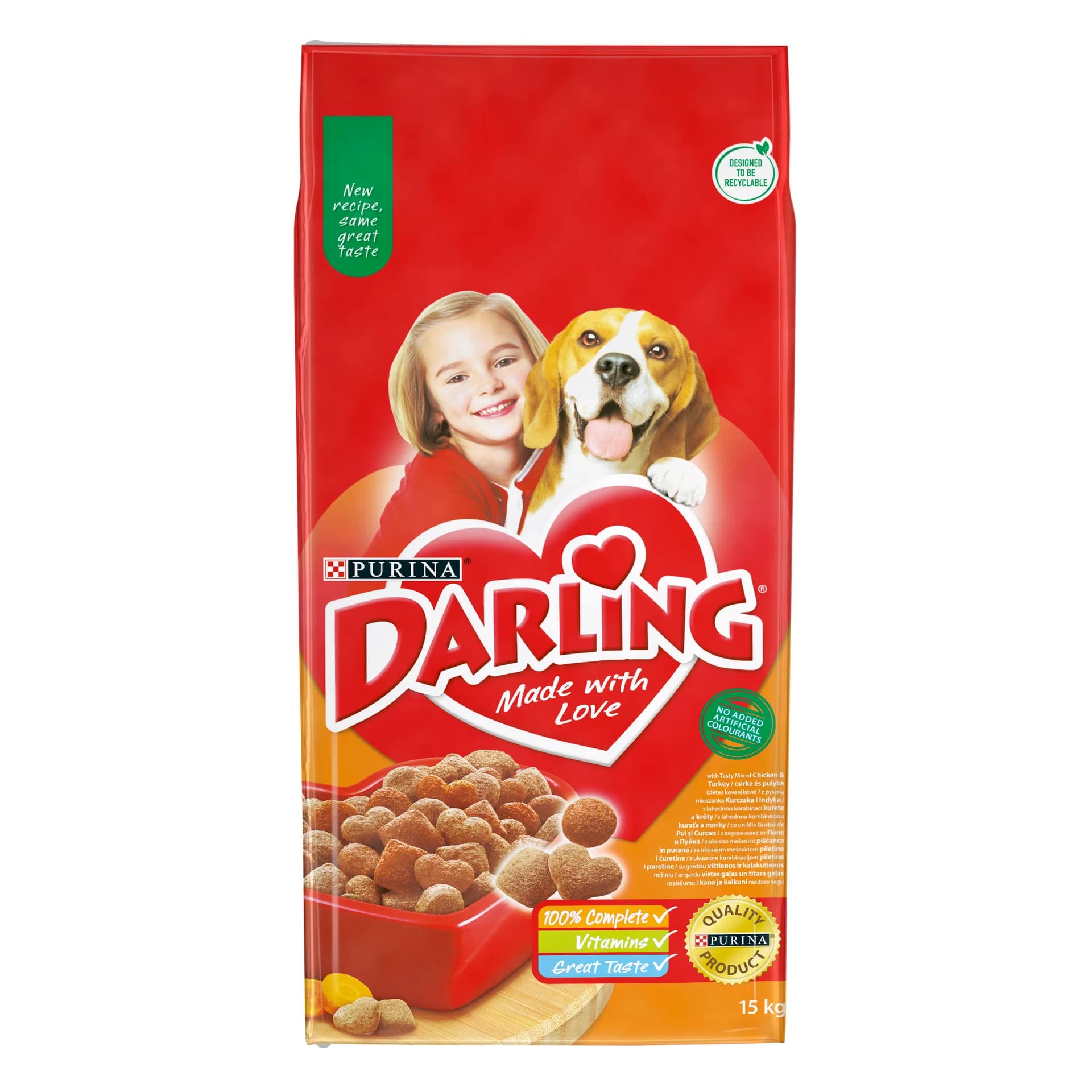 Darling Purina Sucha karma dla psa z drobiem i warzywami