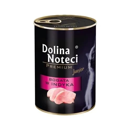 Dolina Noteci Premium junior bogata w indyka dla kota – 185 g