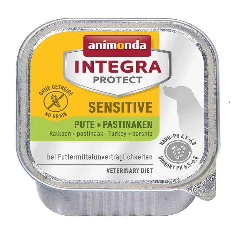 Animonda Integra Protect Sensitive karma mokra z indykiem i pasternakiem dla psa 150 g