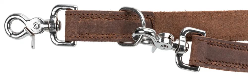 Trixie Smycz regulowana Rustic – brązowy, M-L