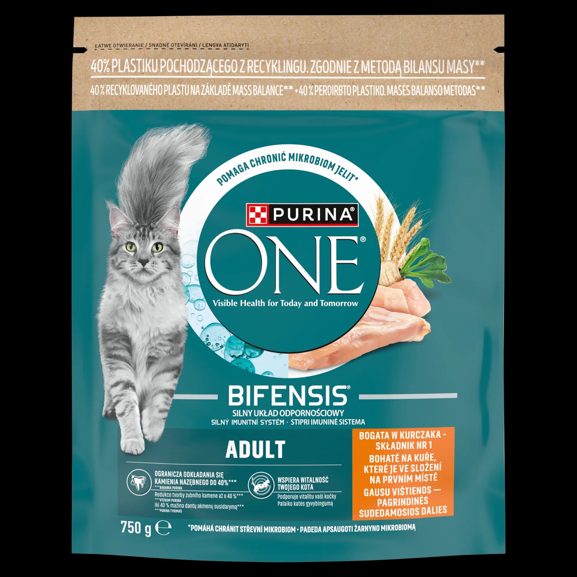 Purina ONE Bifensis Adult Karma dla dorosłych kotów bogata w kurczaka